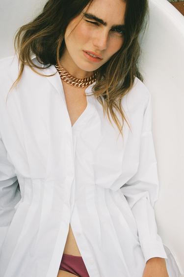 COLLIER CHAÎNE CHUNKY - Doré de Zara