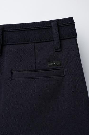 COMFORT BERMUDA SHORTS - Navy blue by Zara - Image 3