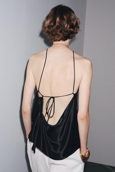 ТОП-ХАЛТЕР ZW COLLECTION — ЧЕРНЫЙ от Zara
