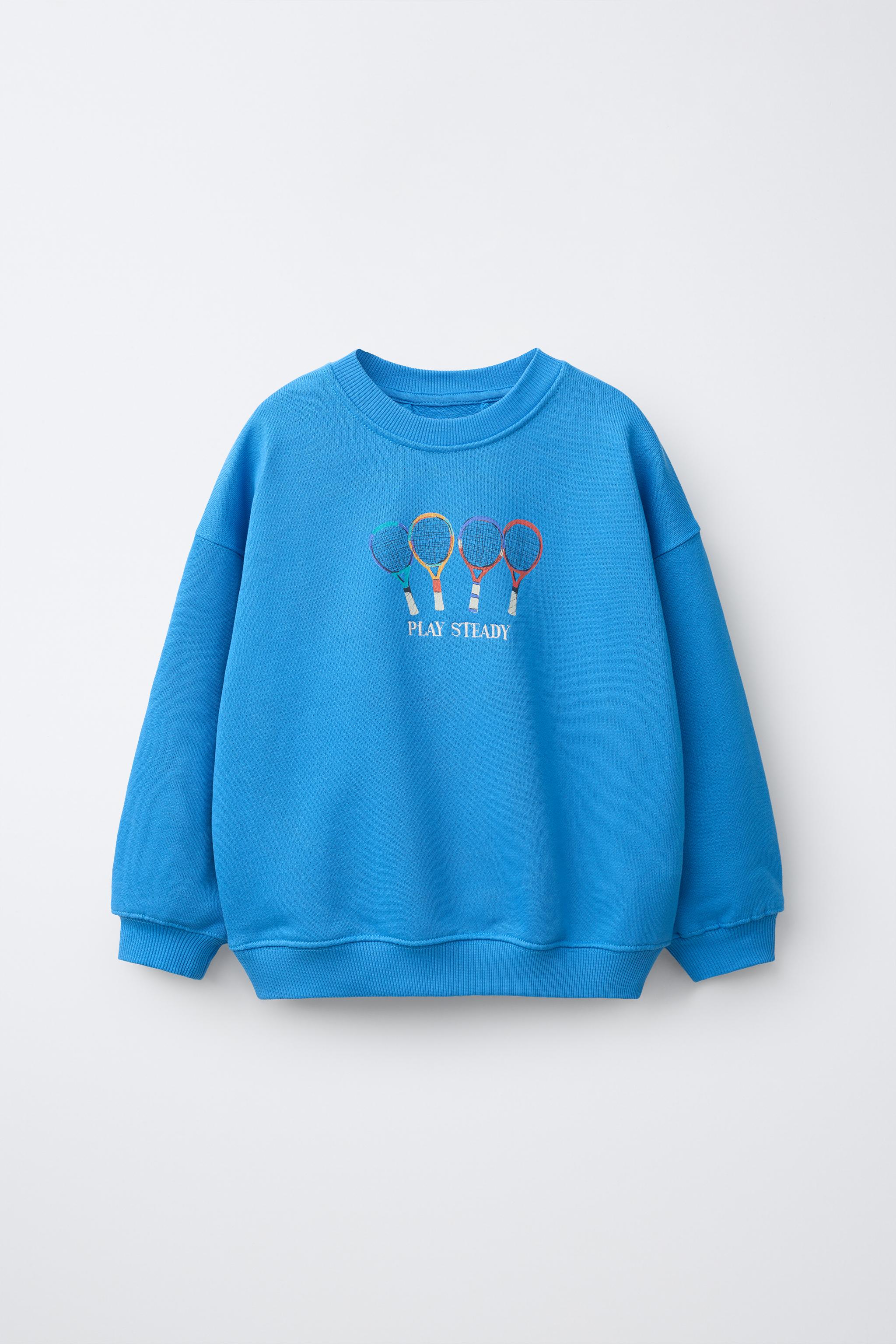 TENNIS EMBROIDERY SWEATSHIRT