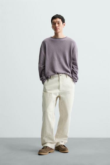 Zara SWEATER - Light mauve - Image 0