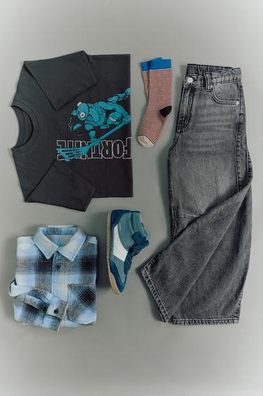 Zara FORTNITE © EPIC GAMES T-SHIRT - Dark anthracite