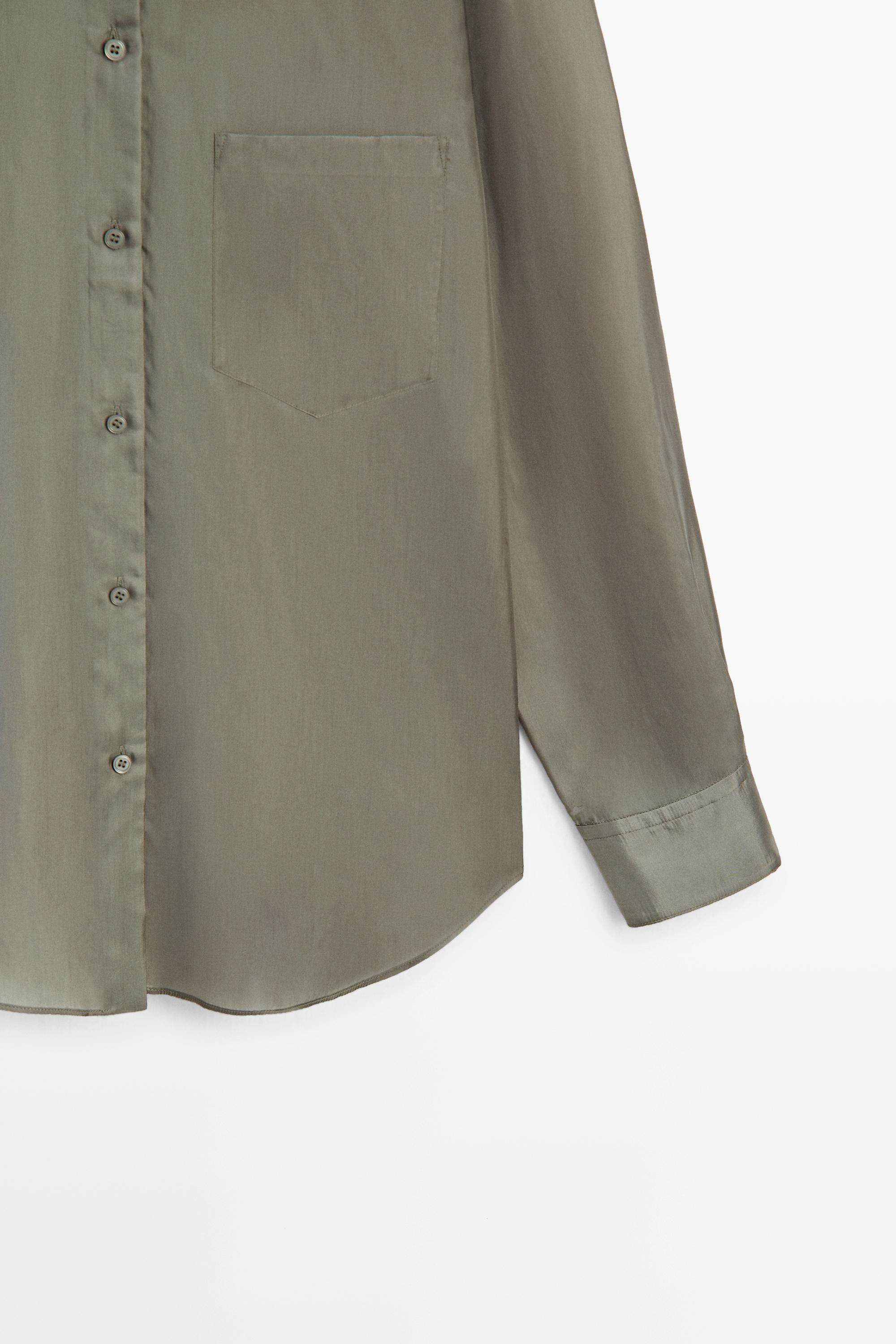 Flowing shirt with pocket detail