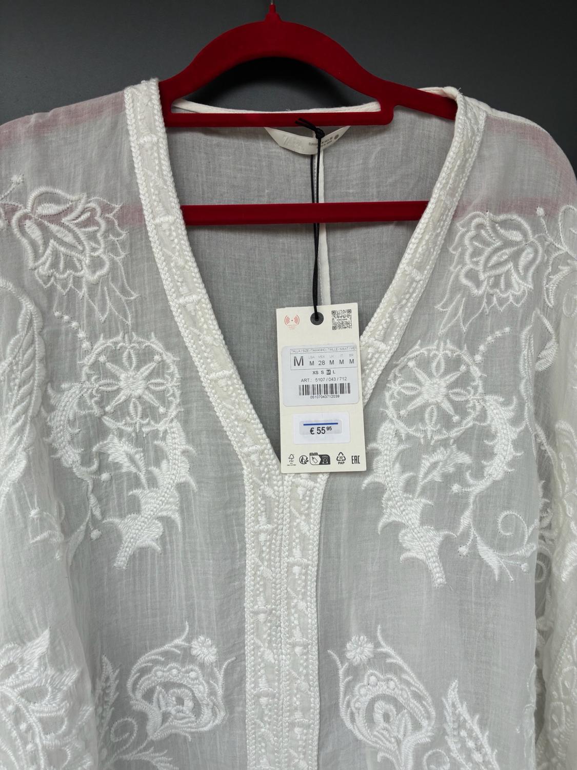 ZW COLLECTION EMBROIDERED CAPE BLOUSE - Image 2