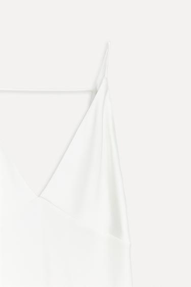 HAUT À BRETELLES AVEC OUVERTURE 50E ANNIVERSAIRE - Blanc de Zara - Image 4