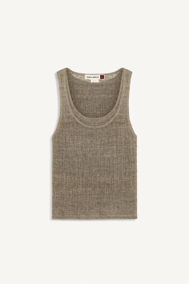 TNK TP DBL RB - kaki de Zara