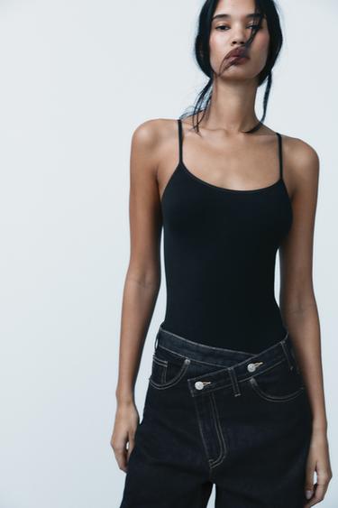 SEAMLESS BODYSUIT - Black by Zara