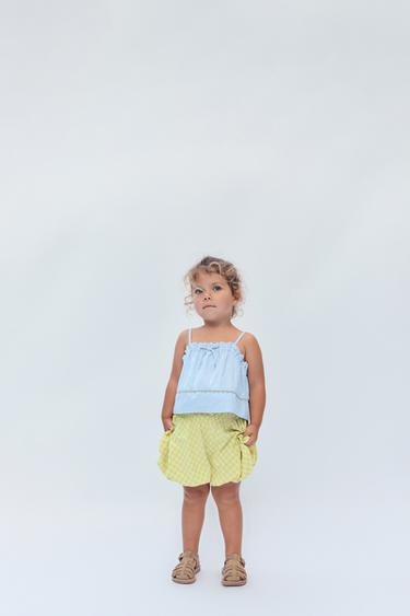 2-14 ΕΤΩΝ/ ΡΙΓΕ ΤΟΠ ΜΕ ΚΥΜΑΤΙΣΜΟΥΣ LIMITED EDITION - ΡΙΓΕ του Zara