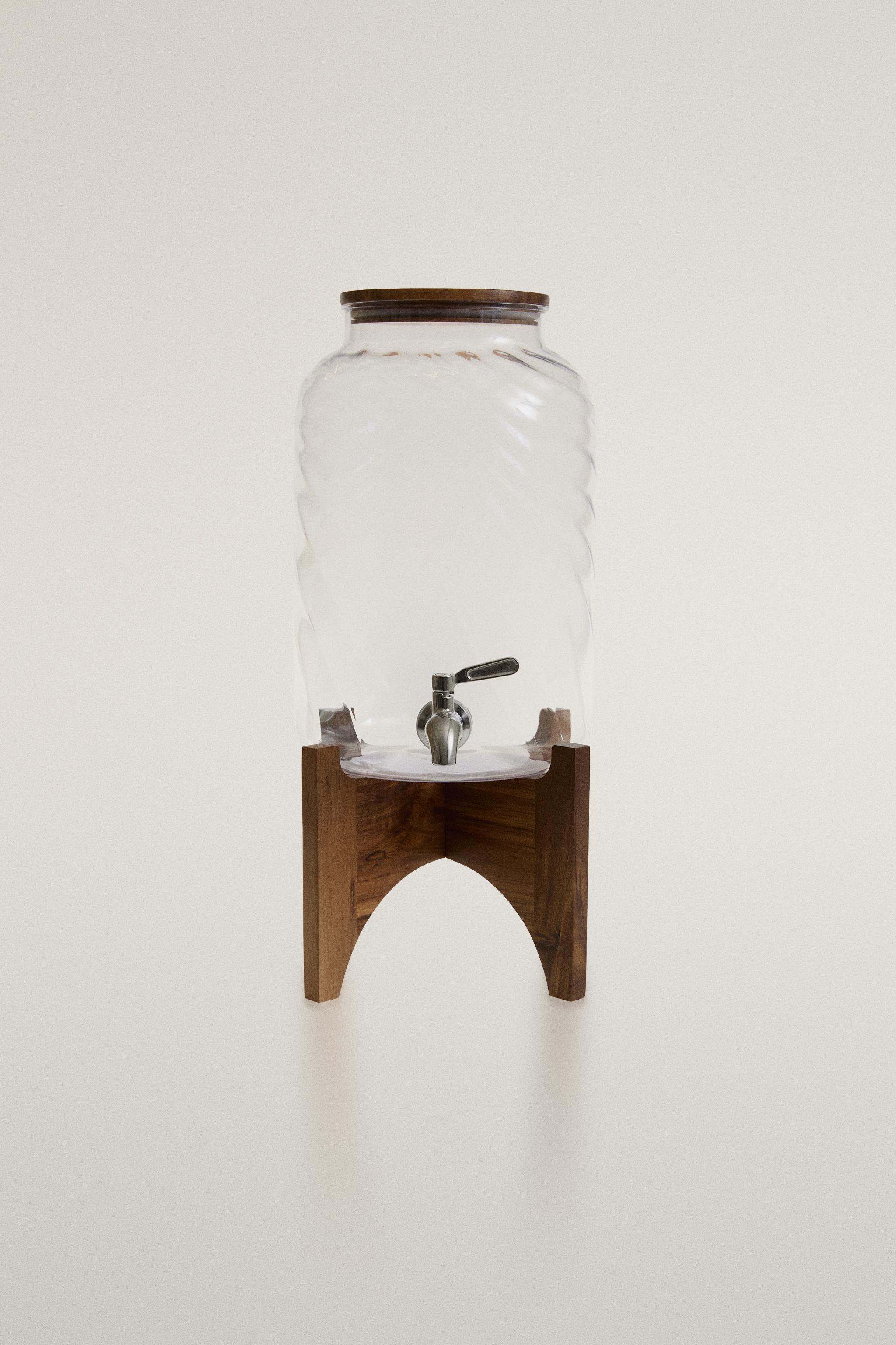 ACRYLIC AND WOOD DISPENSER - Transparent | ZARA United States