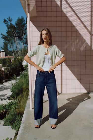 LACE BOW CARDIGAN - Pastel green by Zara - Image 6