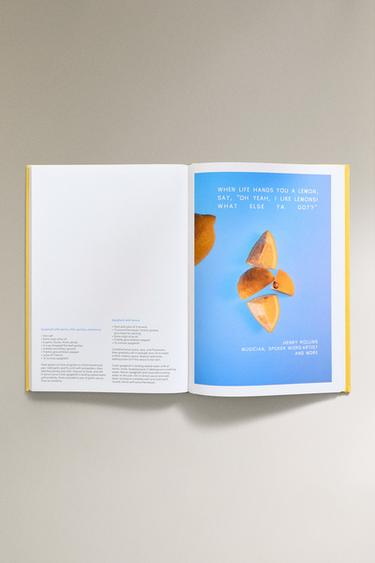 SQUEEZE - LEMON RECIPES & ART BOOK (ENGLISH) - Yellow by Zara - Image 2