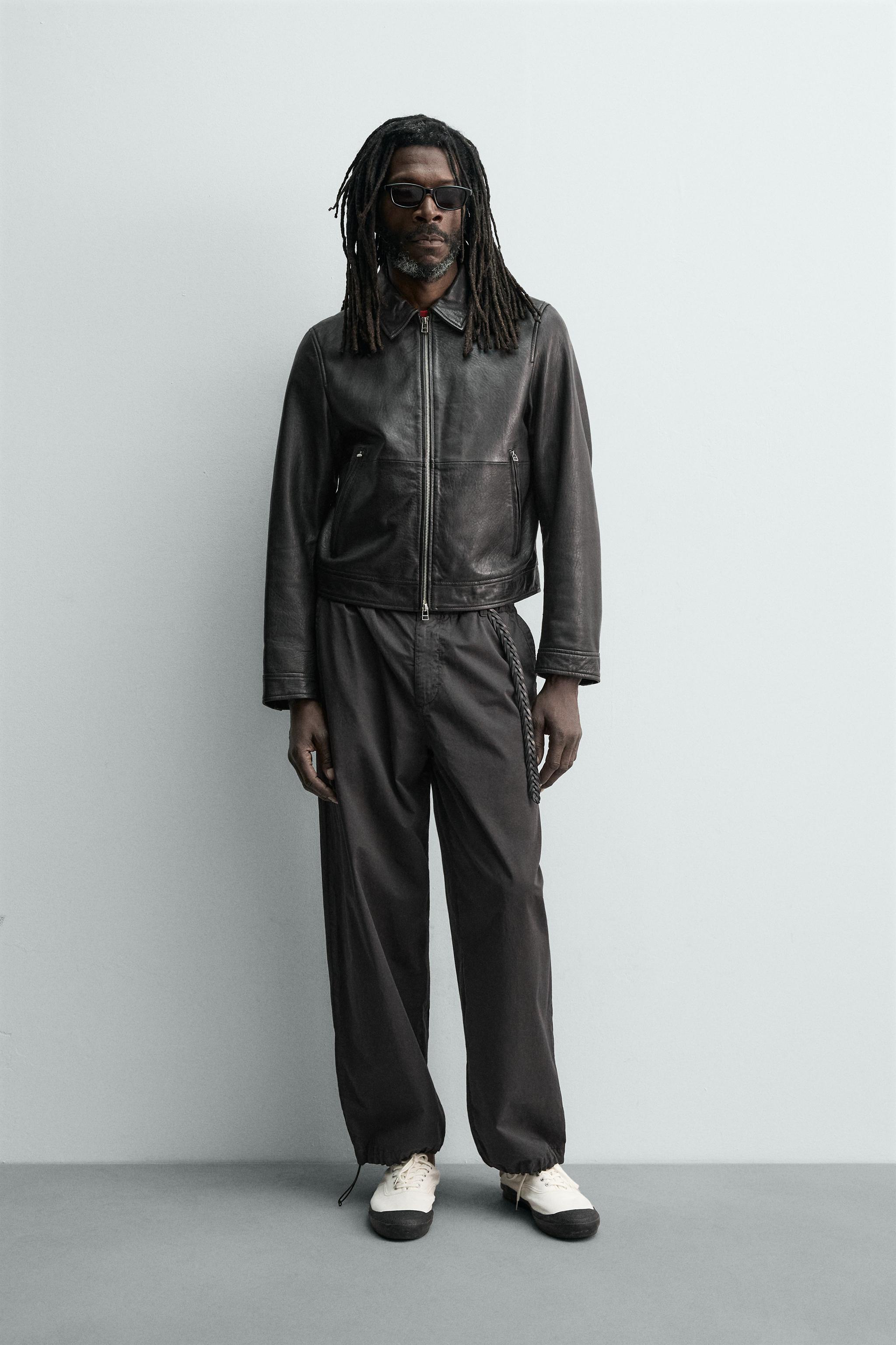 RELAXED FIT COTTON PANTS AARON LEVINE X ZARA