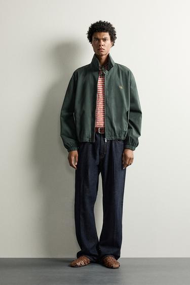 CAZADORA DENIM LAVADA - Botella de Zara - Imagen 0