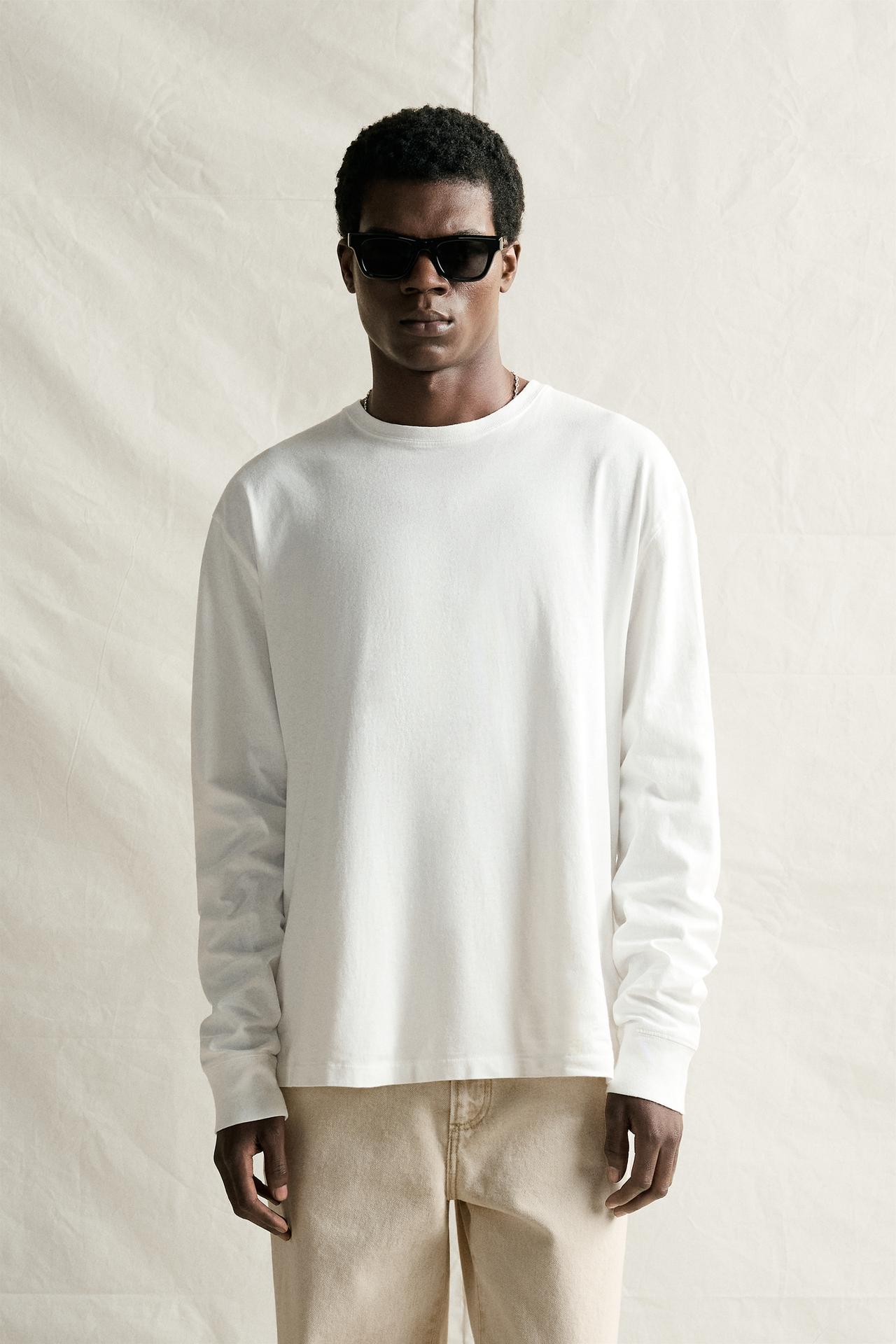 LIGHTWEIGHT LONG SLEEVE T-SHIRT — White