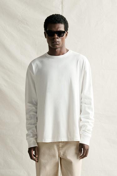 LIGHTWEIGHT LONG SLEEVE T-SHIRT — White 2