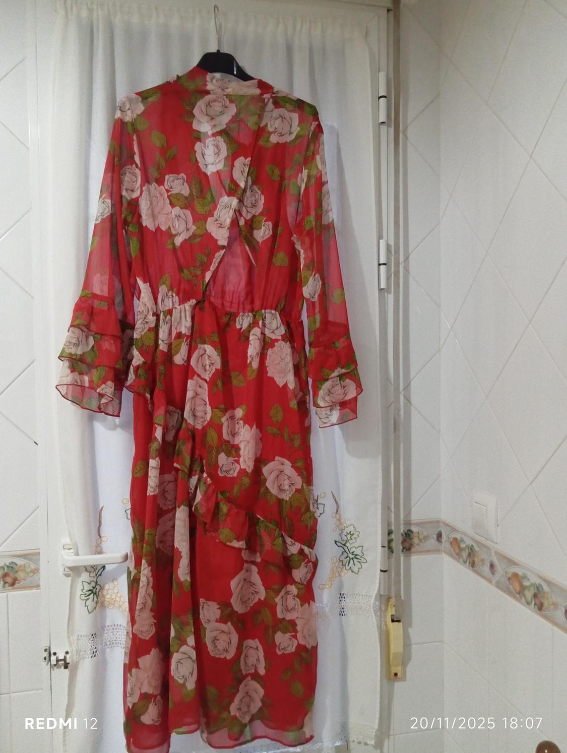 RUFFLED PRINTED DRESS - Image 2