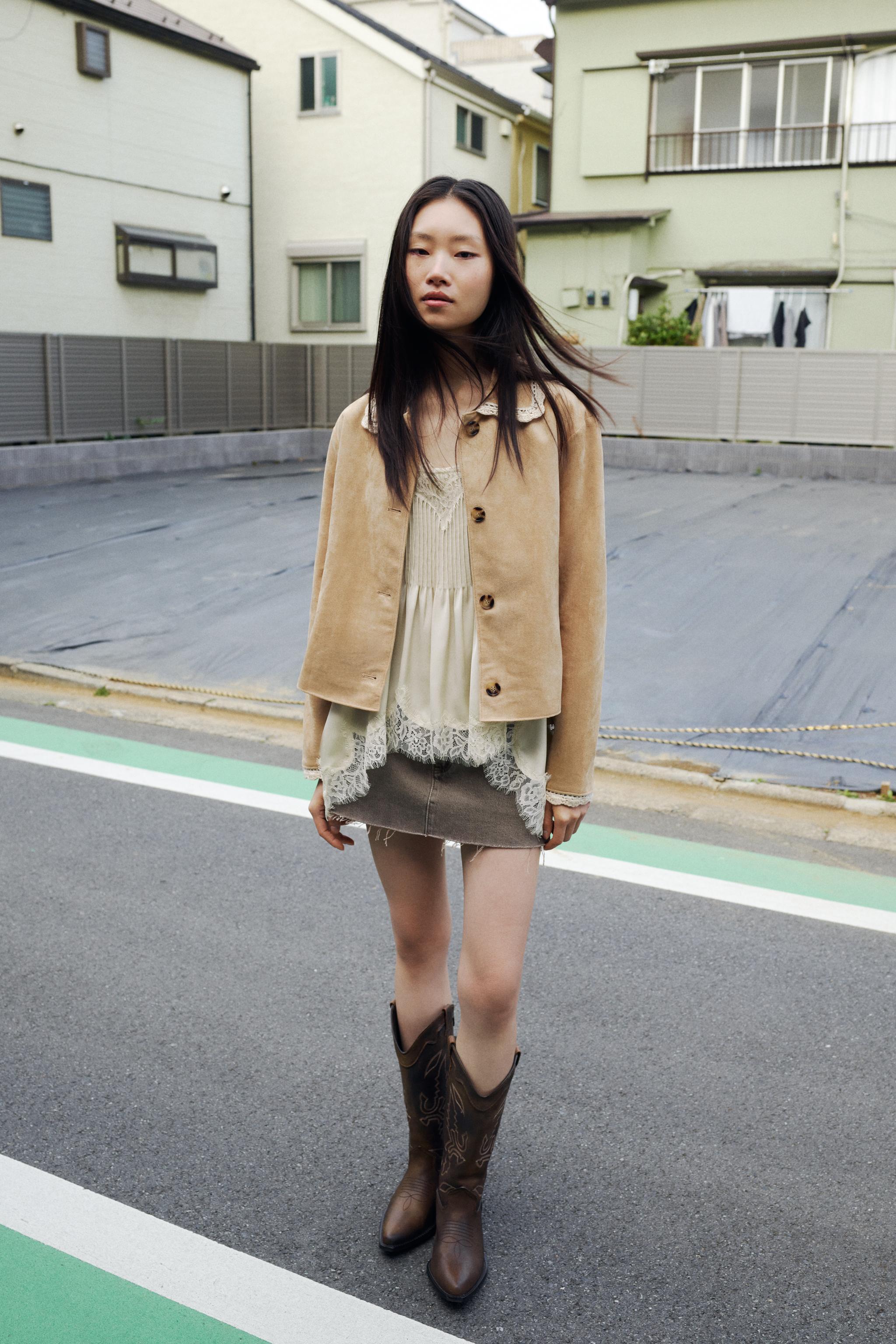 スエードジャケット – レディース | ZARA 日本