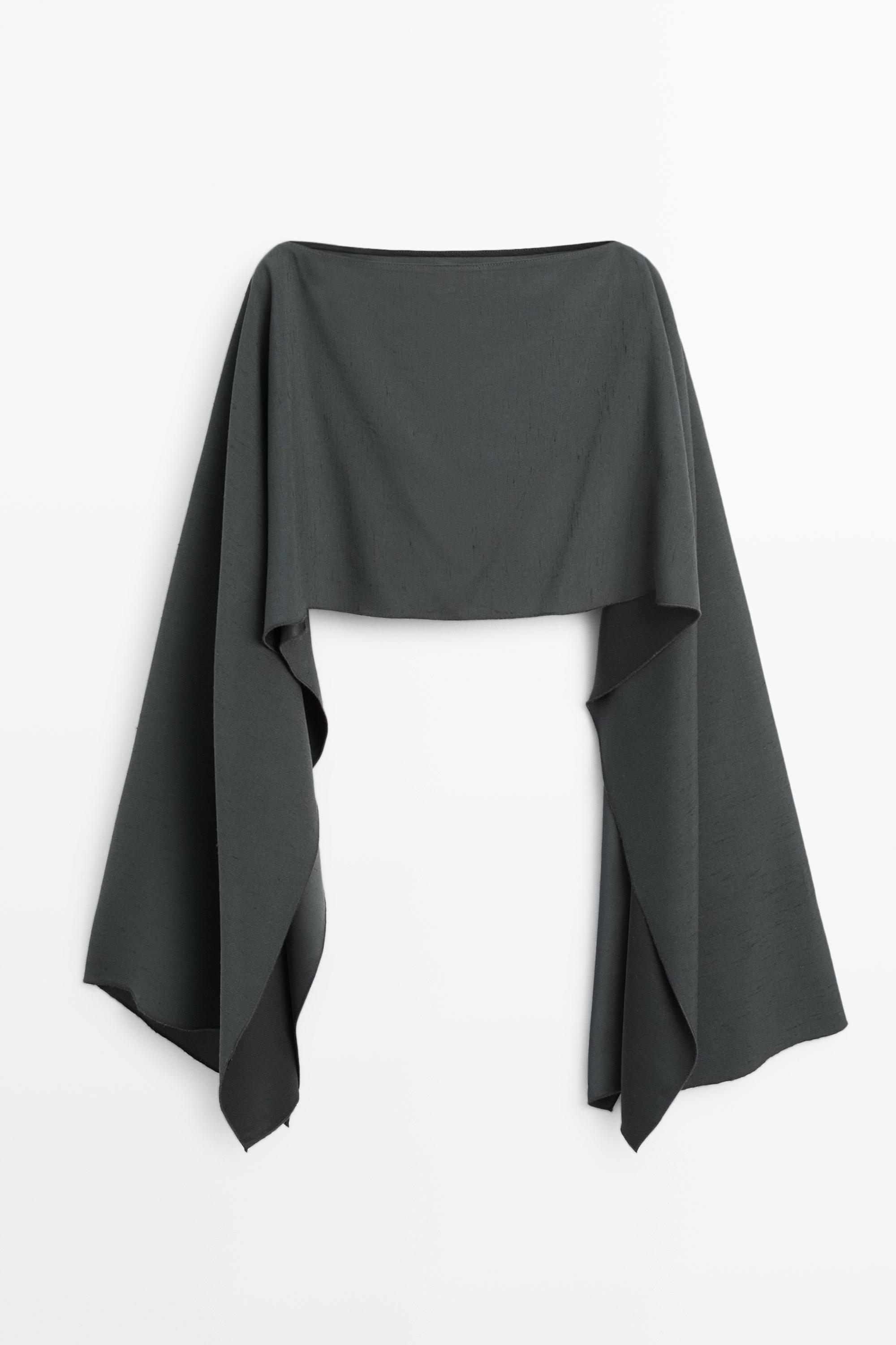 Cape asymétrique fluide total look - STUDIO