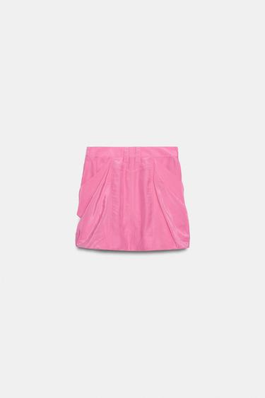 ZW COLLECTION CARGO MINI SKIRT - Bubble gum by Zara - Image 9