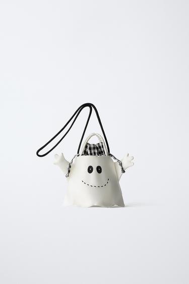 HALLOWEEN GHOST CROSSBODY BAG - White by Zara