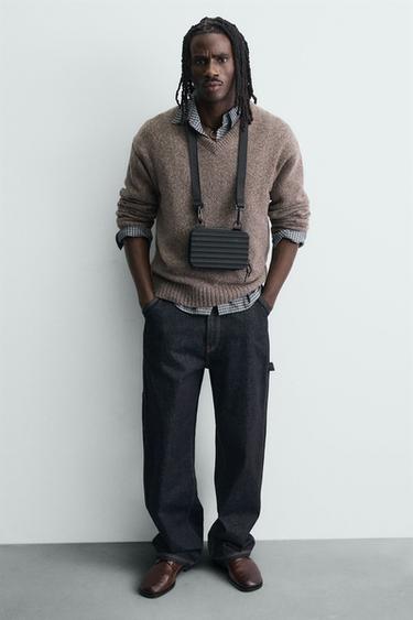 RIGID CROSSBODY BAG - Black by Zara - Image 1