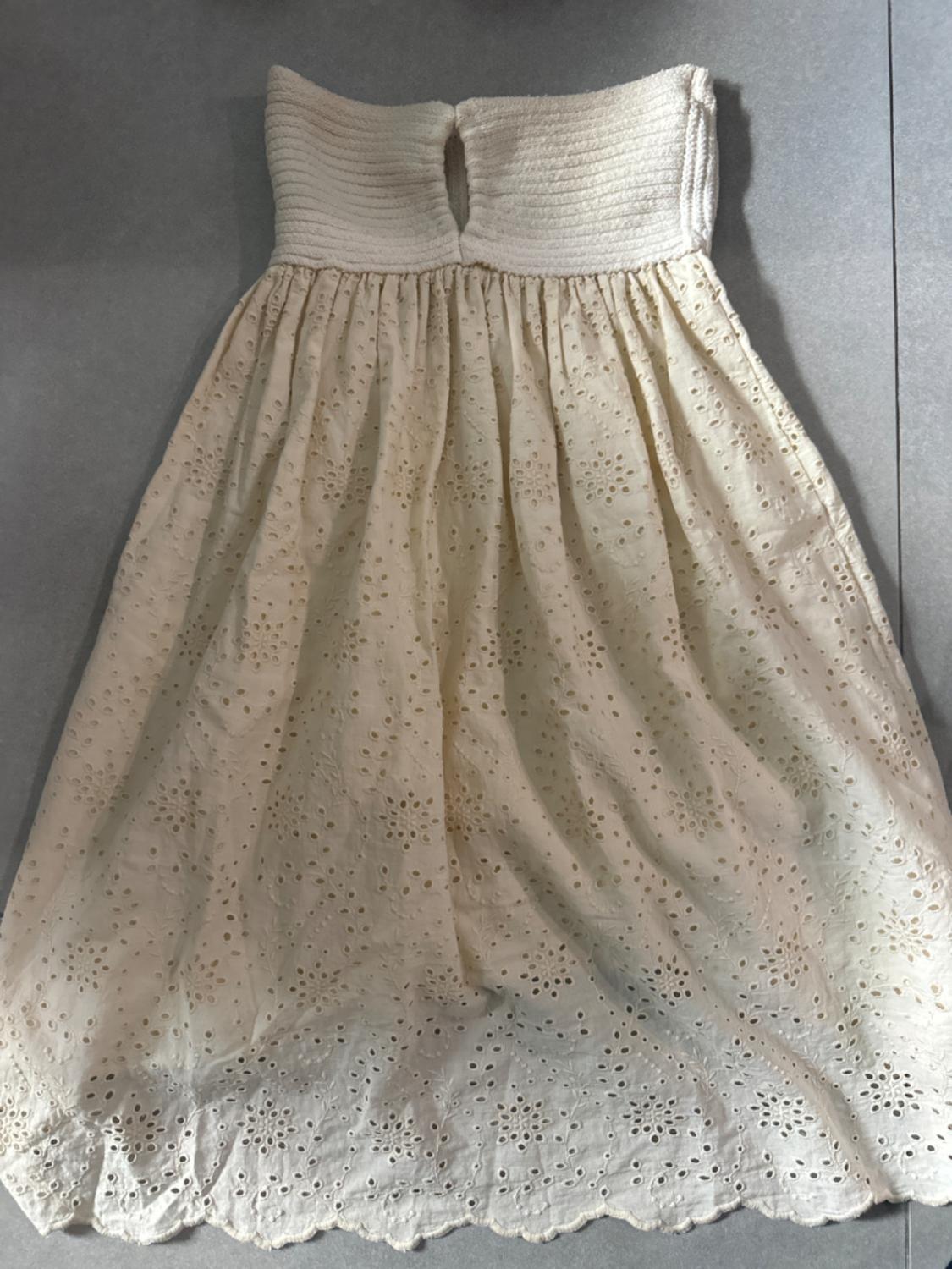 VESTIDO PUNTO COMBINADO BORDADOS