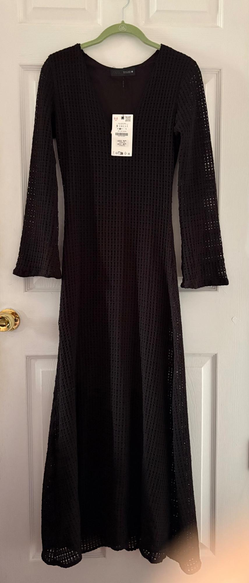 MIDI CROCHET DRESS WITH HARDWARE - Image 4