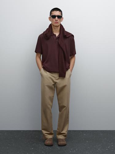 Polo manga corta mezcla lino - varios de Zara - Imagen 0