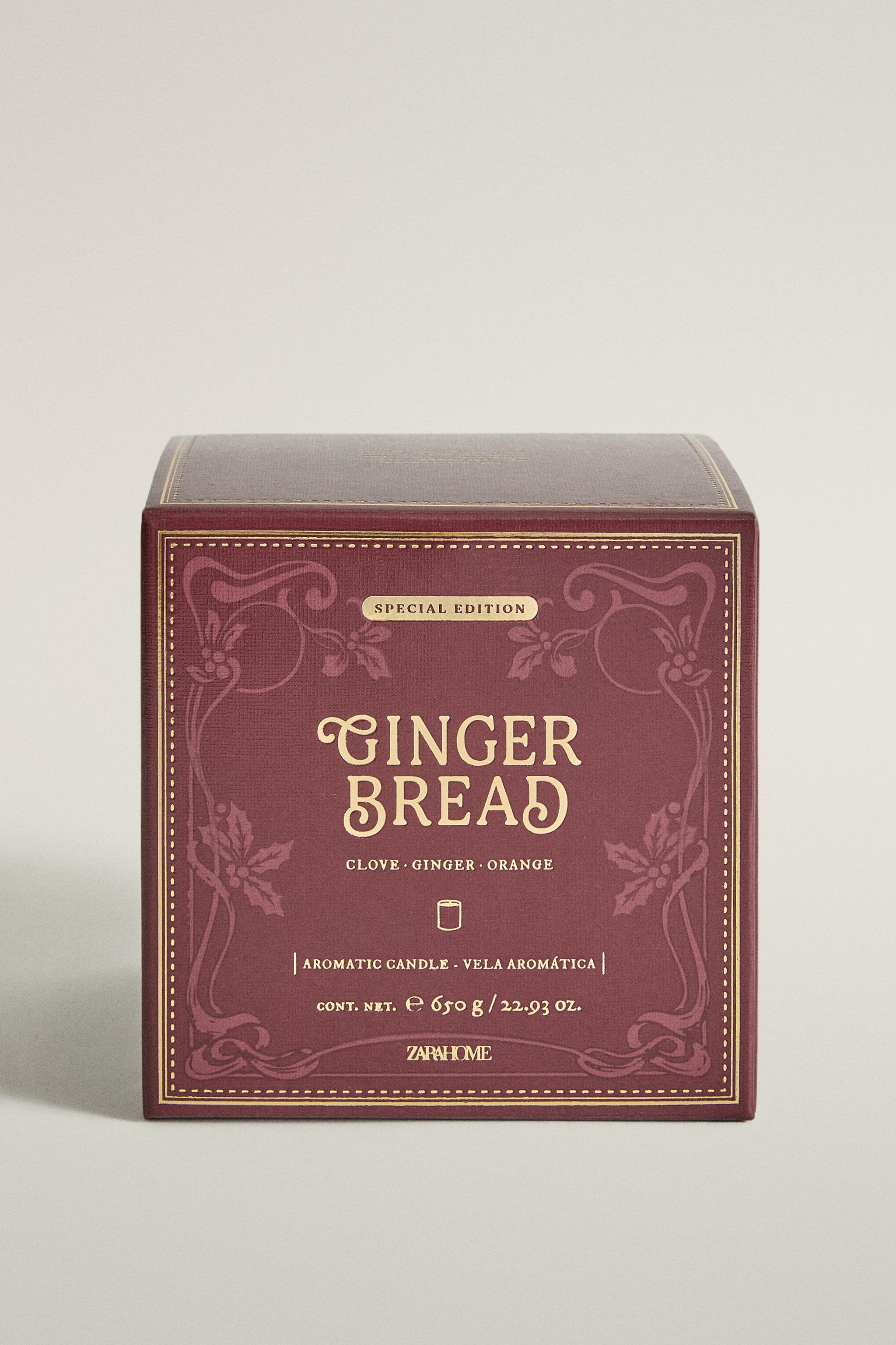(650 G) BOUGIE PARFUMÉE GINGERBREAD