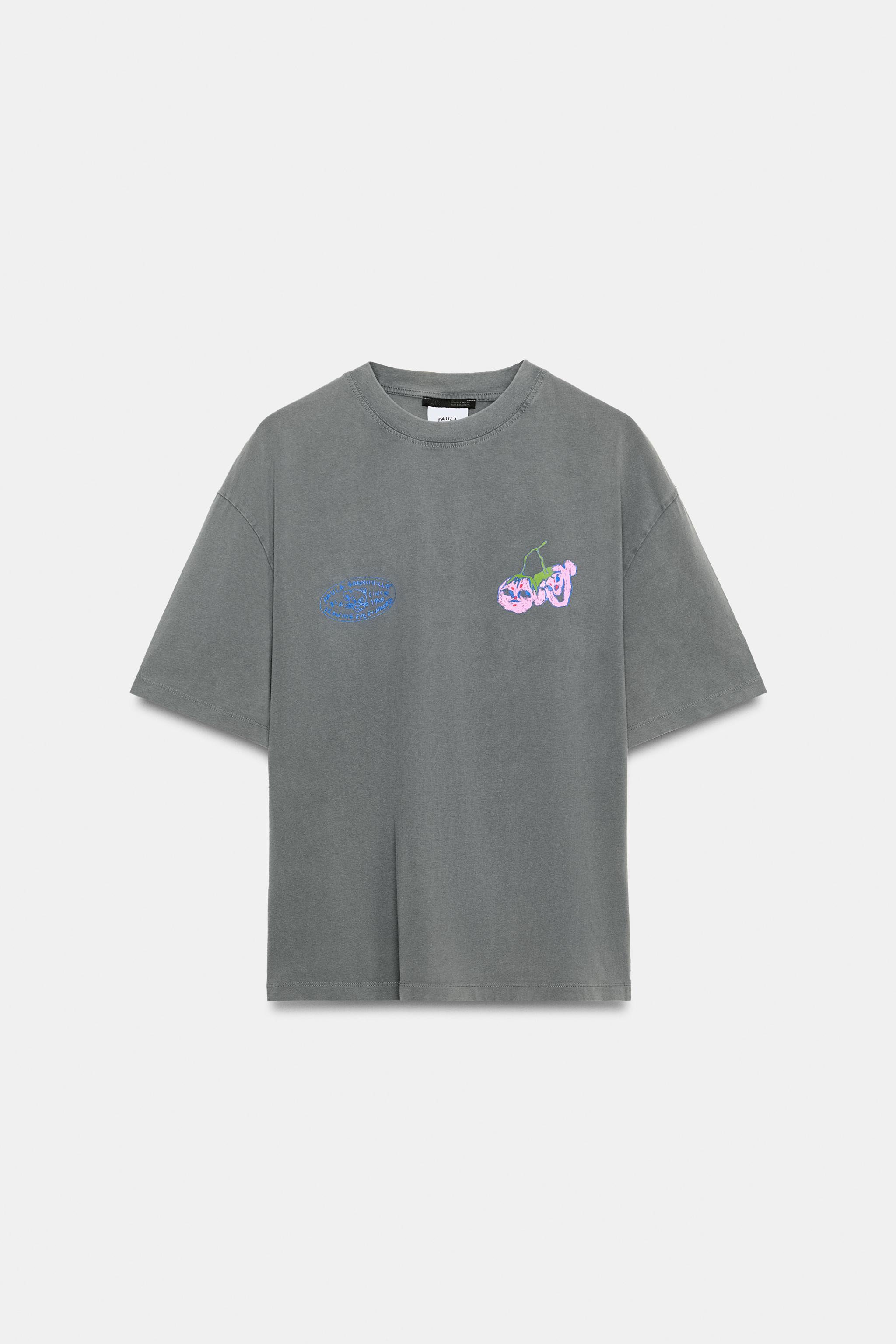 PAULA GRENOUILLE WASHED EFFECT T-SHIRT