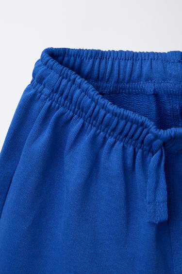 ENSEMBLE DE JOGGING SWEAT ET BERMUDA CASA LAWA © X ZARA KIDS - Bleu roi de Zara - Image 4