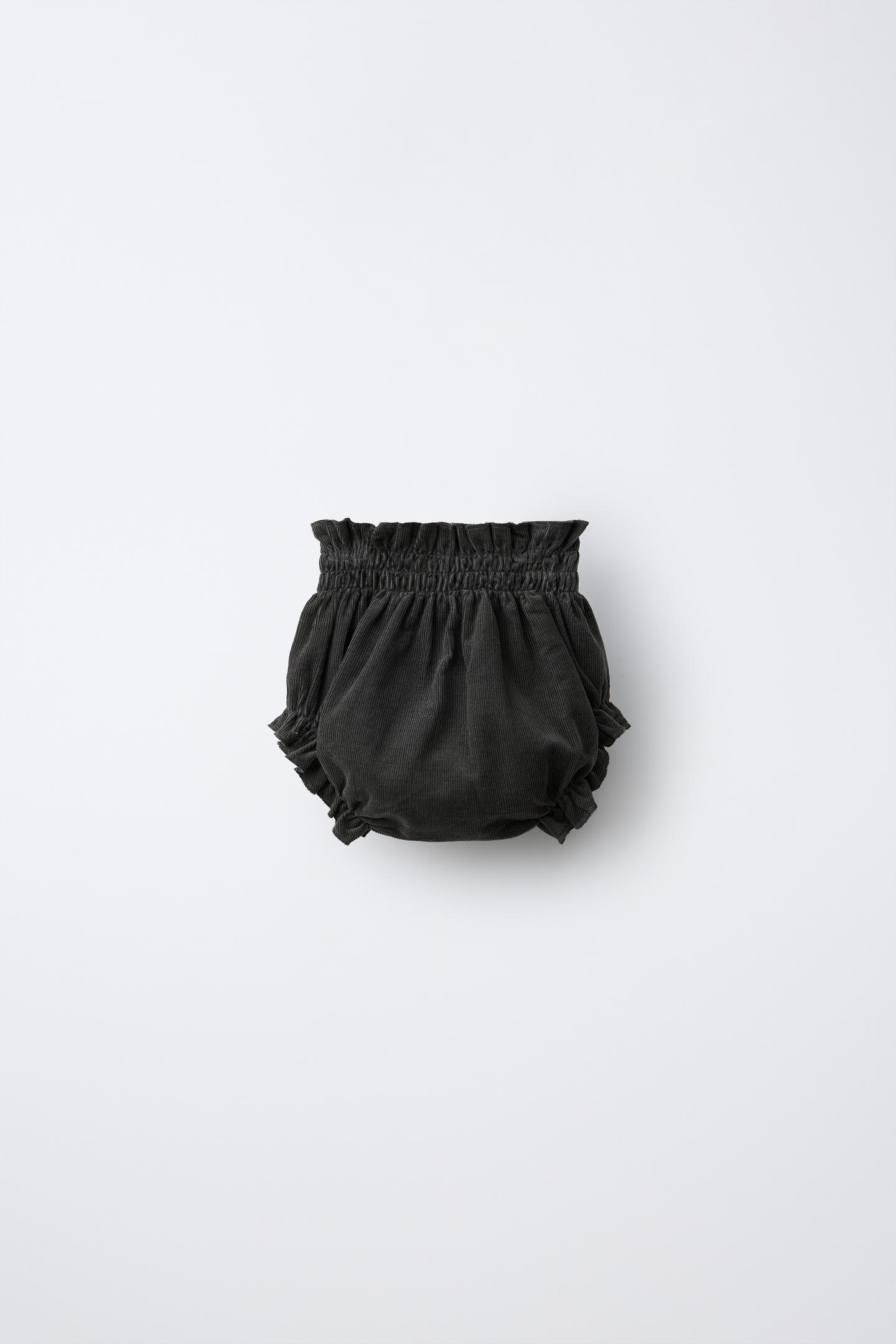 Трусы Micro Corduroy для детей — Zara, цвет: Зелёный — фото 2