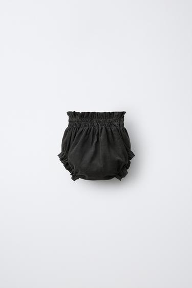 MICRO CORDUROY PANTIES — Mid-green 2
