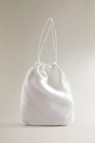 GRAND SAC EN SOIE - Blanc de Zara - Image 3