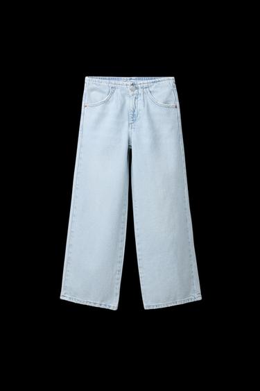 WIDE-LEG JEANS - Light blue by Zara - Image 0