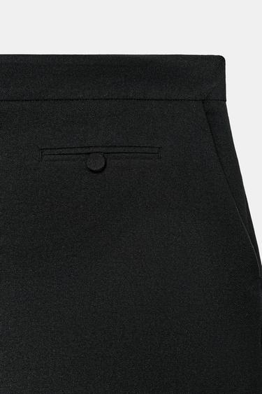 JUPE-PANTALON À POCHES - Noir de Zara - Image 8