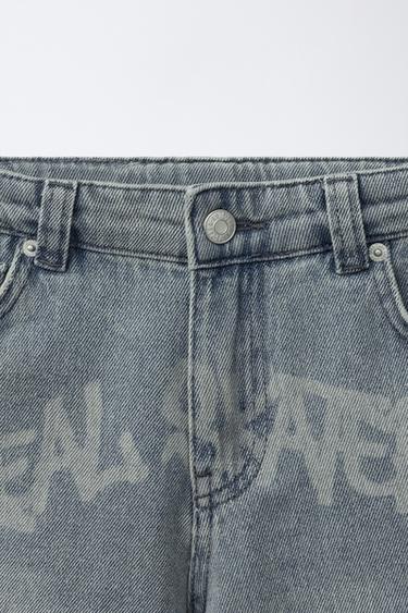 SKATE DENIM BERMUDA SHORTS - Blue by Zara - Image 3