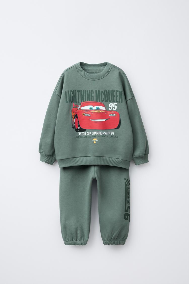CARS LIGHTNING MCQUEEN © DISNEY JOGGING SET Green Blue ZARA