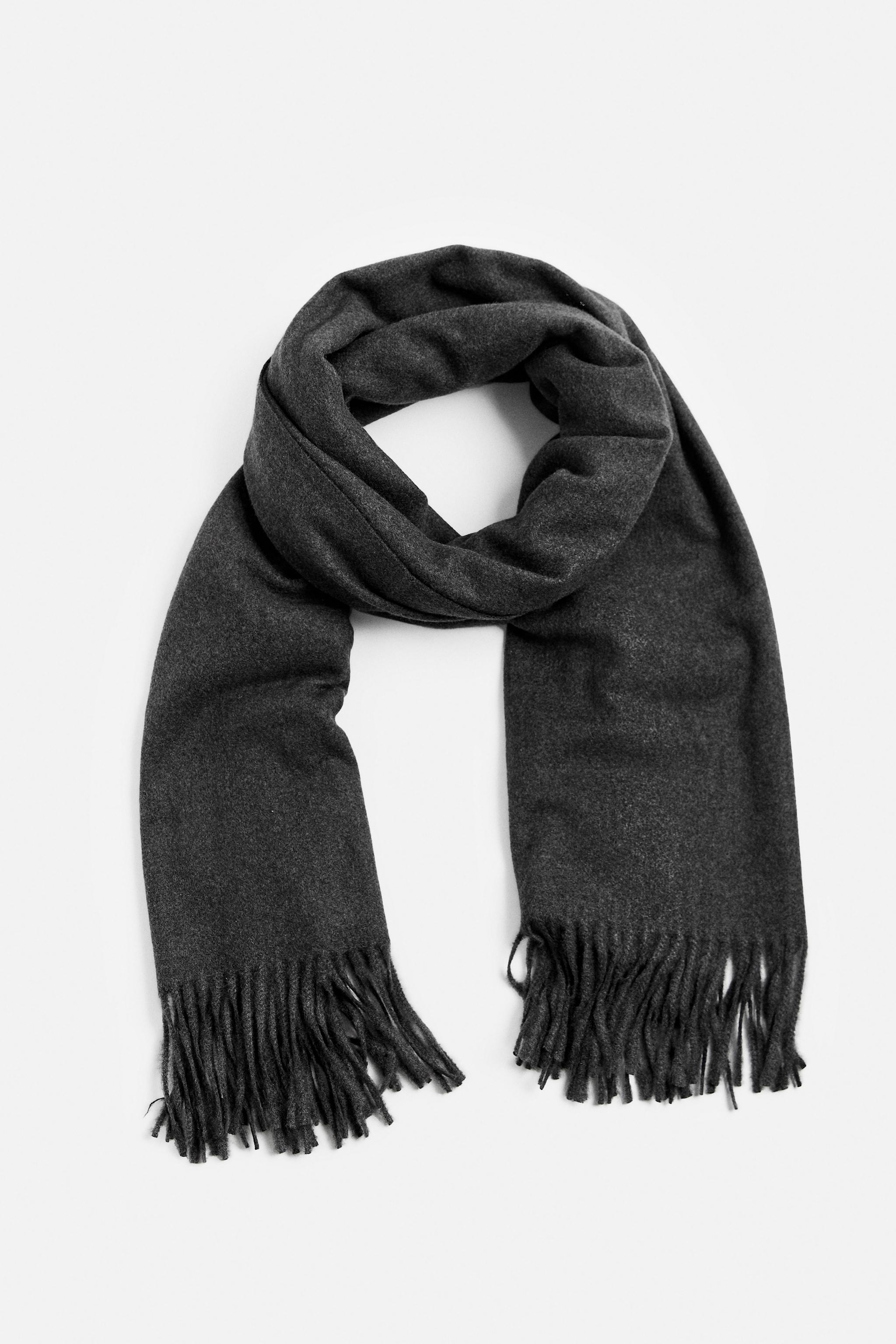 FRINGED SCARF - Ecru | ZARA United States