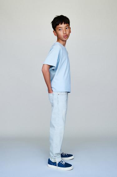 STRAIGHT-LEG JEANS - Blue by Zara