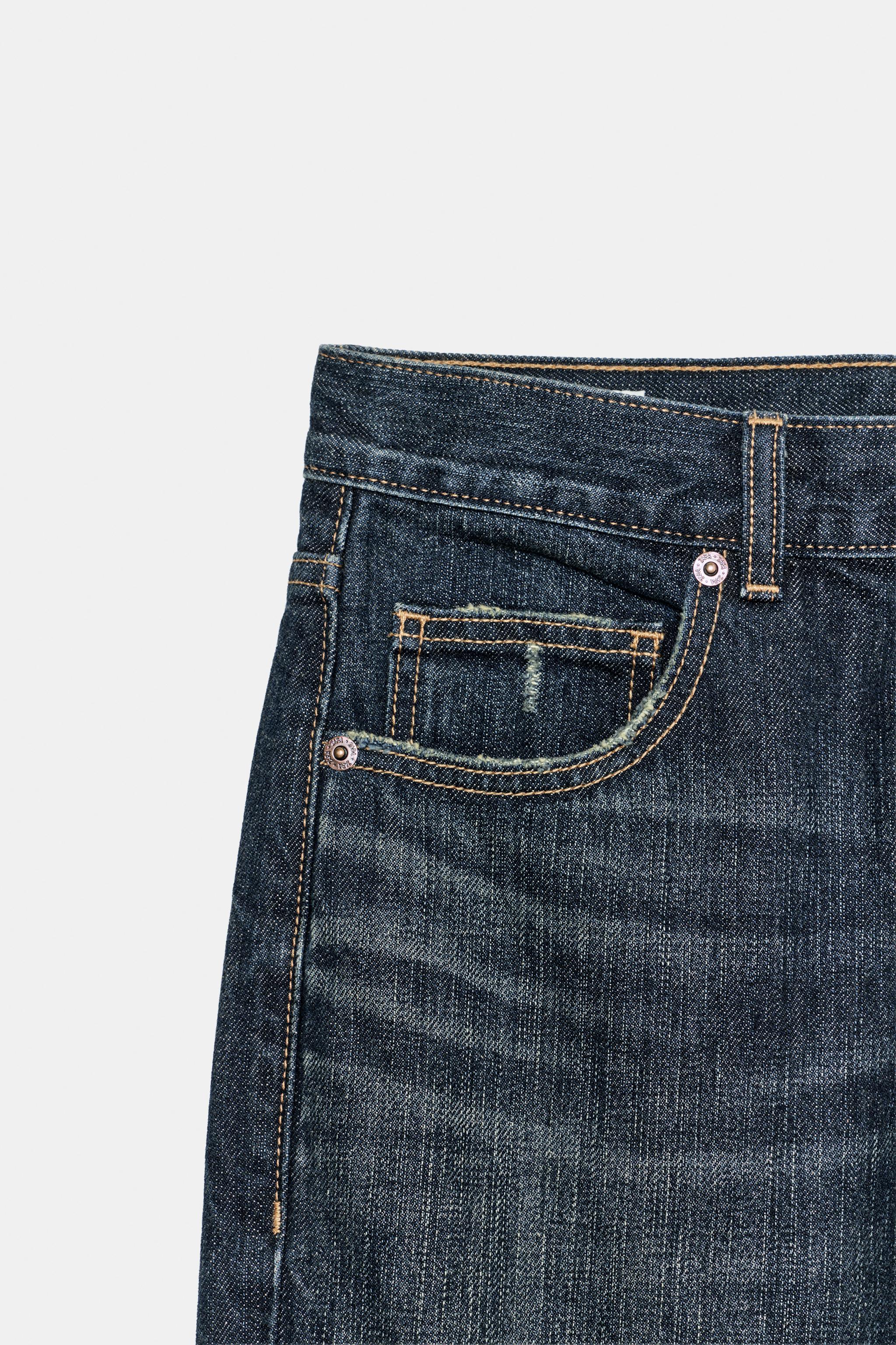 TRF HIGH-WAISTED WIDE LEG JEANS