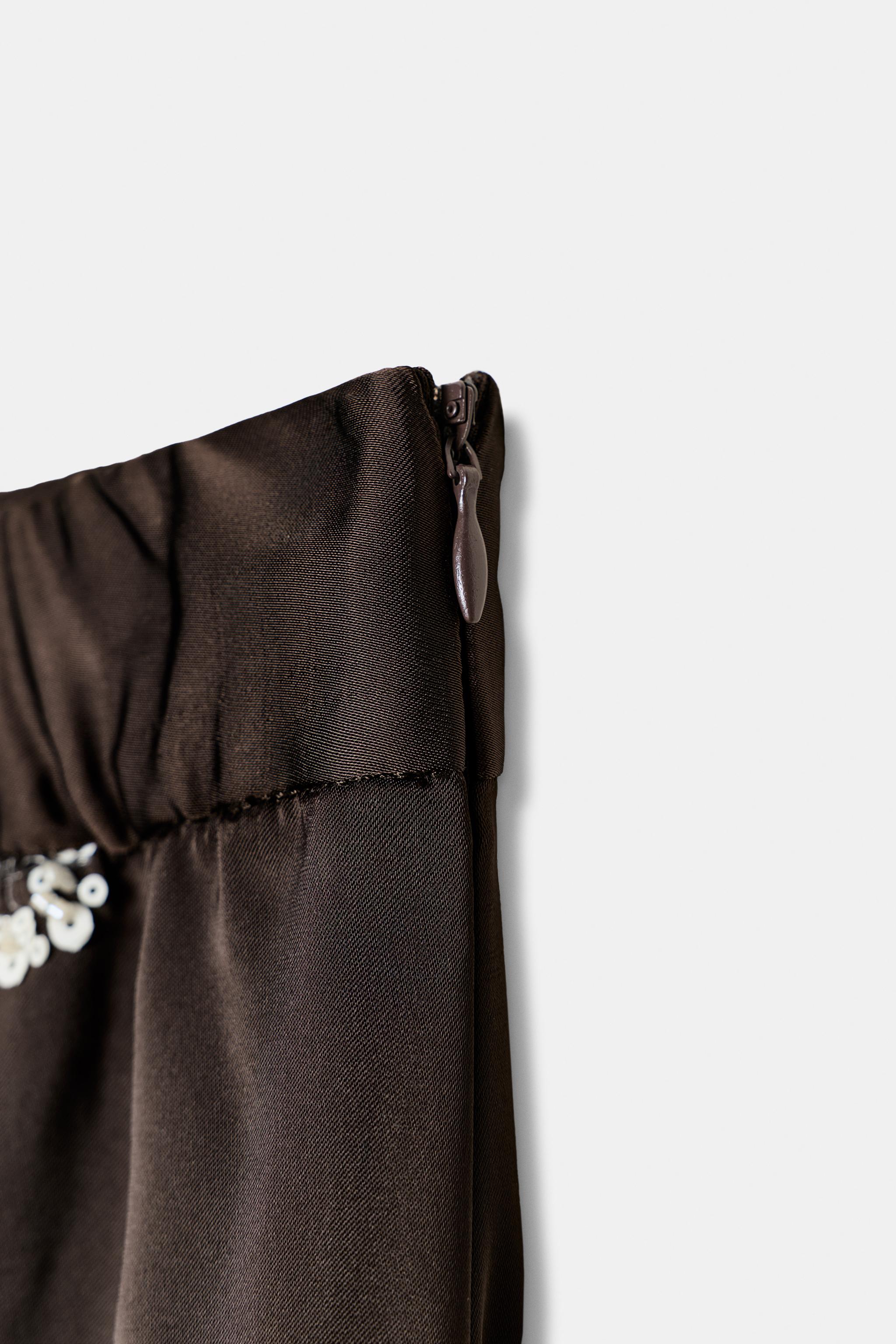 ZW COLLECTION LIMITED EDITION SEQUINED EMBROIDERED SKIRT