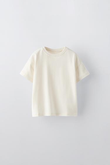 CAMISETA ETIQUETA - Crudo de Zara