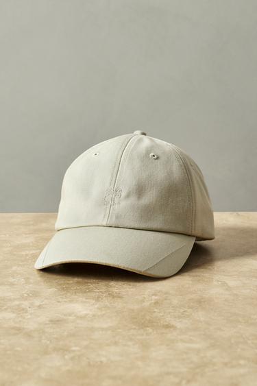 GESTICKTE BASEBALLCAP X SR_A - Steingrau von Zara