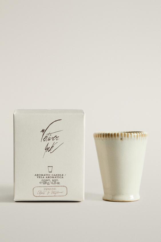 Zaras (120 G) DOFTLJUS VETIVER INK - Mossgrön - Bild 0