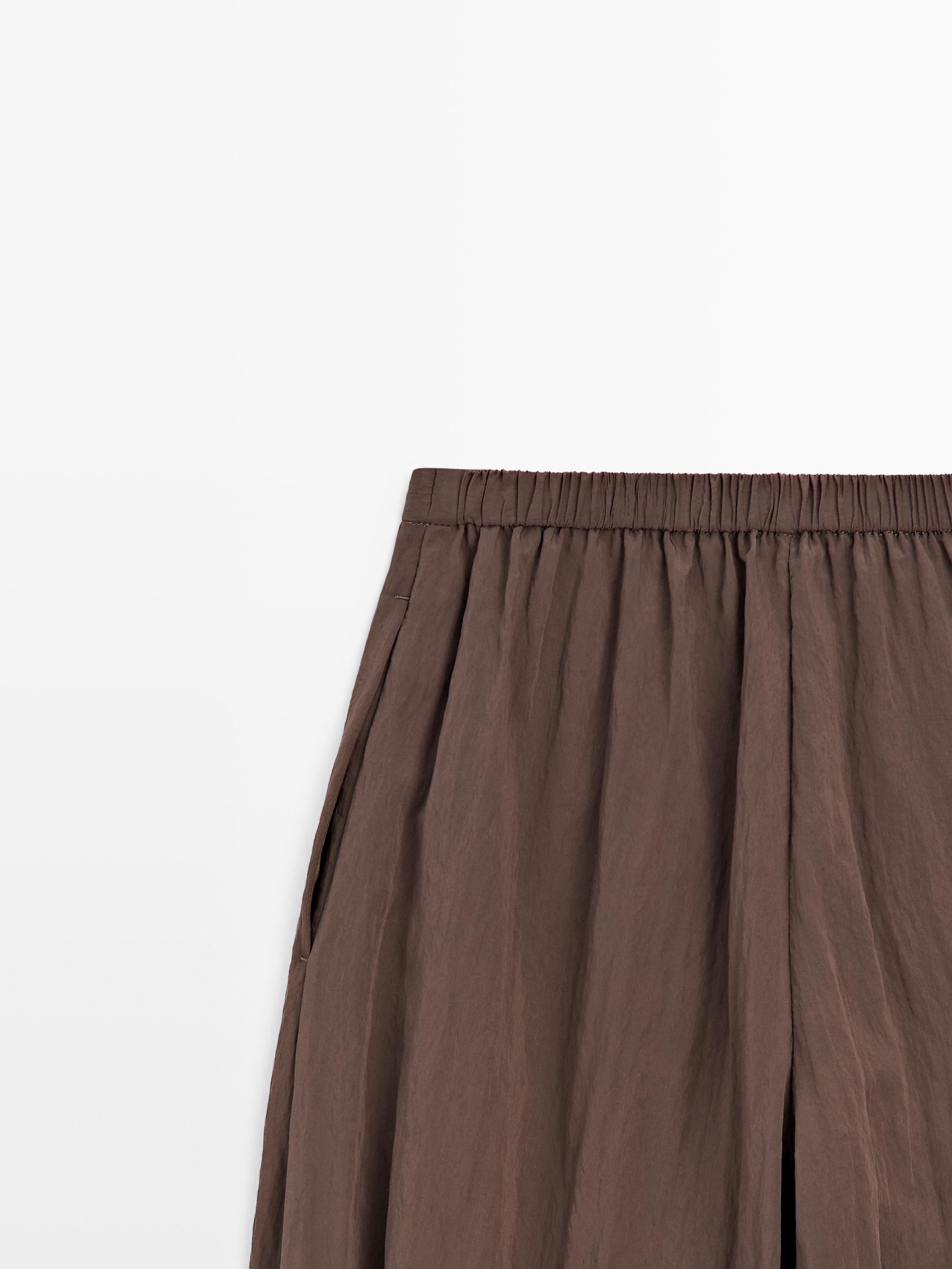 flowing draped pants
