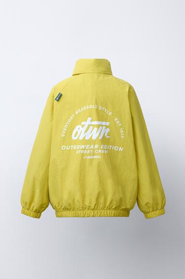 ЛЕГКАЯ КУРТКА WATER REPELLENT — ЛАЙМОВЫЙ от Zara