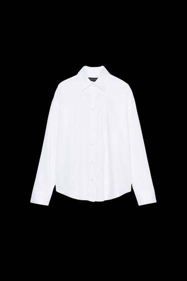 OVERSIZE-POPELINHEMD ZW COLLECTION - Weiß von Zara - Bild 0