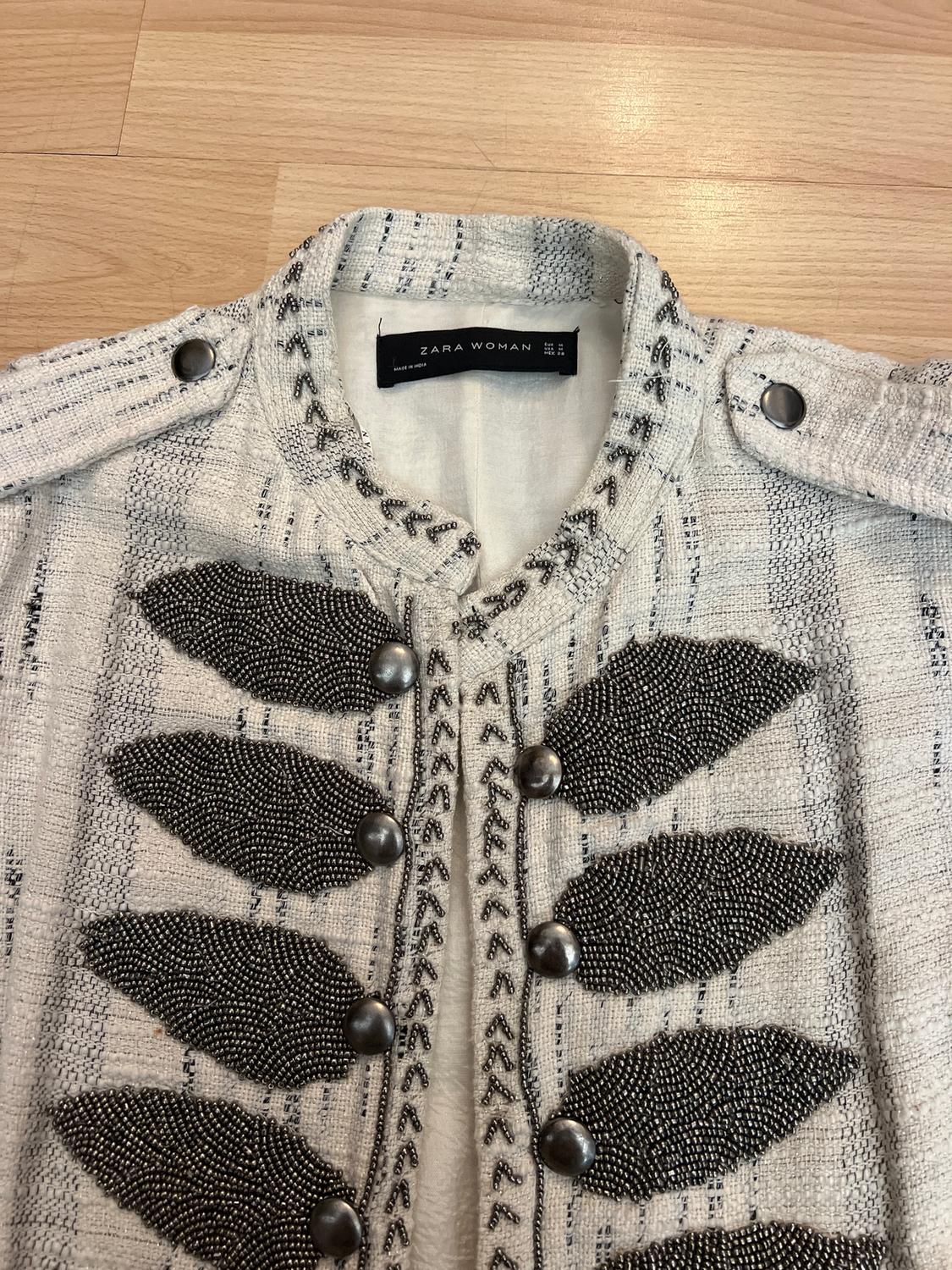 SHINY WAISTCOAT WITH EMBROIDERED BEADS - Image 4