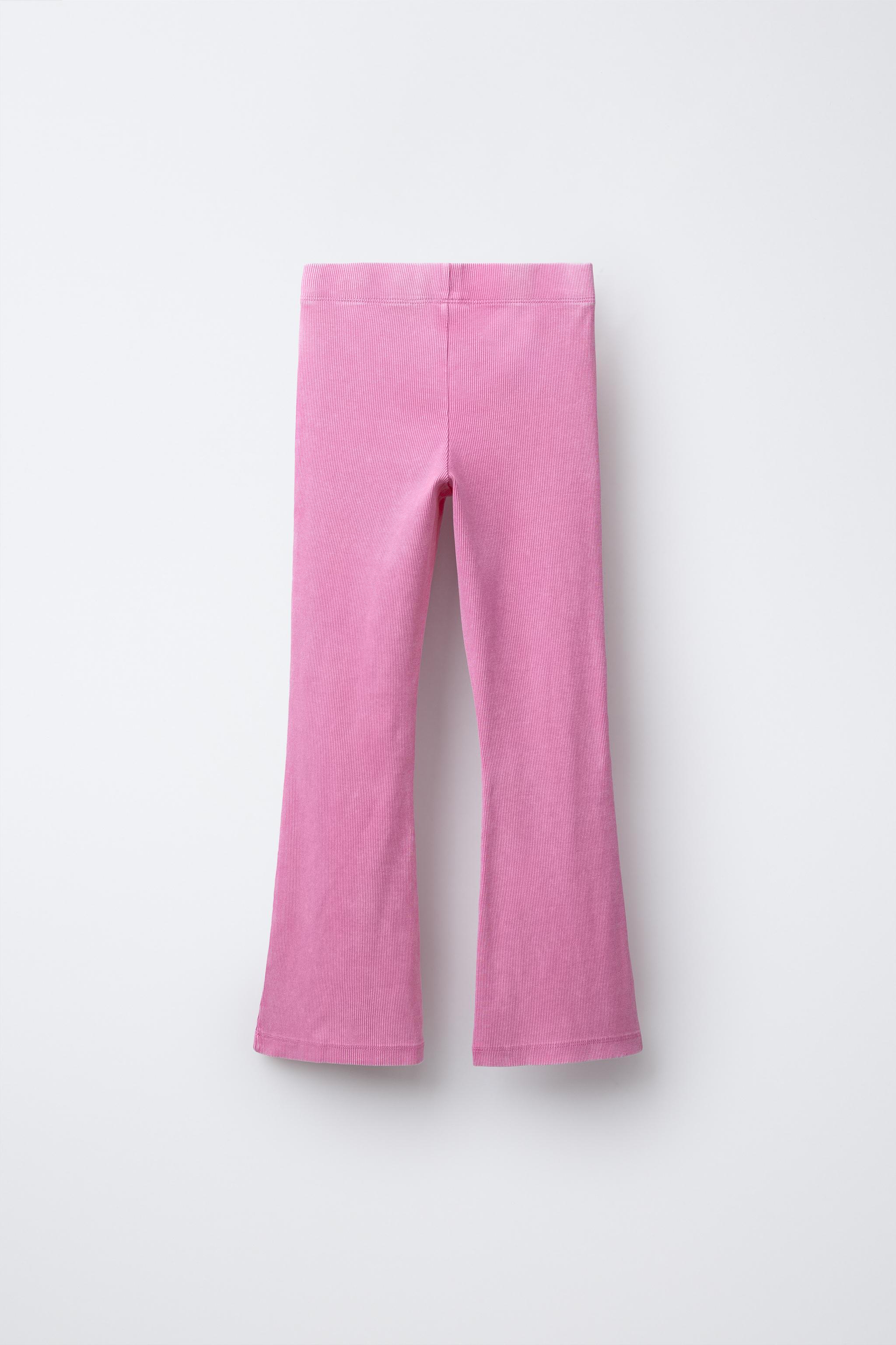 HEAVY WEIGHT T-SHIRT AND WASHED EFFECT RIB FLARE LEGGINGS SET